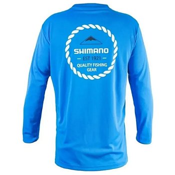 SHIMANO CAMISA PESCA TECH TOP  LONGA TAM GG AZUL UPF 30