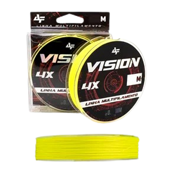 ALBATROZ LINHA DE PESCA VISION X4 100M 23MM YELLOW 1UN