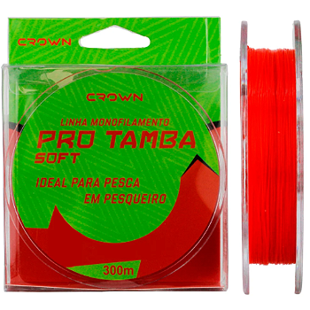 CROW LINHA PRO TAMBA SOFT ORANGE 0,40MM 300MT