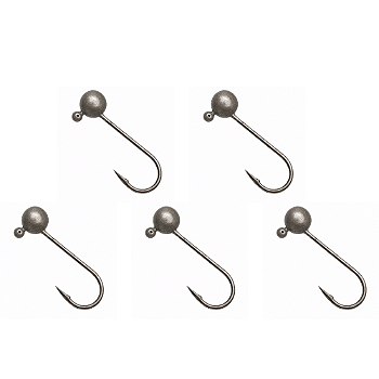 CHUMBADA ANZOL JIG HEAD 1/0 90° FACETADO 12G NATURAL 5UN