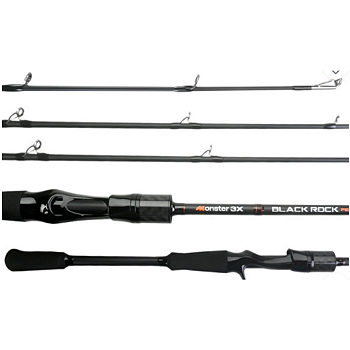 MONSTER 3X VARA M3X BLACK ROCK SENSITIVE CARRET 63' 10LBS 1P