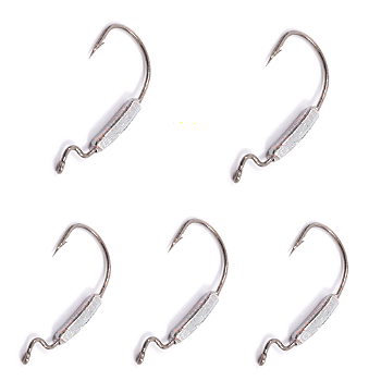 KIT CHUMBADA ANZOL JIG HEAD EWG LASTREADO 3/0 5.5G 5UN