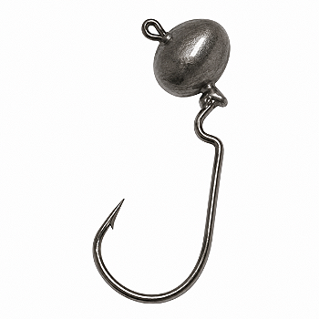CHUMBADA ANZOL JIG HEAD OFFSET ART FOOTBALL 2/0 18G NATURAL 1UN