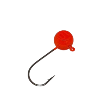 CHUMBADA ANZOL JIG HEAD 1/0 90° FACETADA 5G  LARANJA