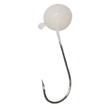 CHUMBADA ANZOL JIG HEAD 3/0 90° FACETADA 10G BRANCA