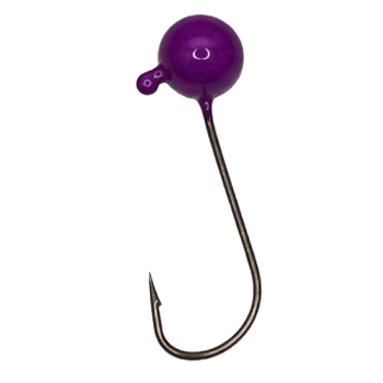 CHUMBADA ANZOL JIG HEAD 1/0 90° FACETADA 10G VIOLETA