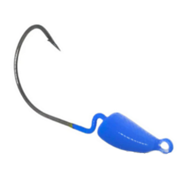 CHUMBADA ANZOL JIG HEAD 1/0 BANANINHA 5G AZUL BIC