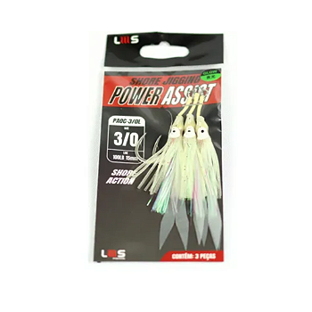 LMS Anzol Assistente Jig Costeiro Forte 3/0L c/3kits Luminoso