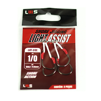 LMS Anzol Assistente Jig Costeiro Leve 1/0L c/2kits Luminoso