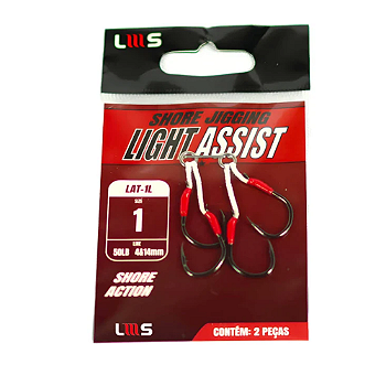 LMS Anzol Assistente Jig Costeiro Leve 1L c/2kits Luminoso