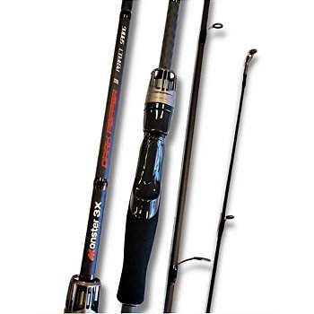 MONSTER 3X VARA DARK PEPPER SPIN 6'6" 6-12LBS 3-10G 1PC