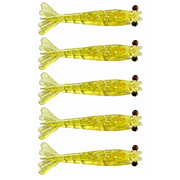 KIT 5 UN PIRATAS FISHING TURBO LIMÃO 7,5CM