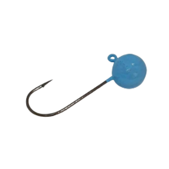 CHUMBADA ANZOL JIG HEAD 3/0 90º ESFÉRICA 20G AZUL BEBE