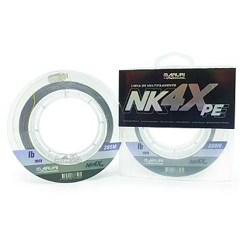 MARURI LINHA MULTIFILAMENTO NK 4X CINZA 0,26MM 200M