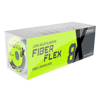 CROWN LINHA MULTI FIBER FLEX 8X GREY 50MM 100LB 100MT CX 10U