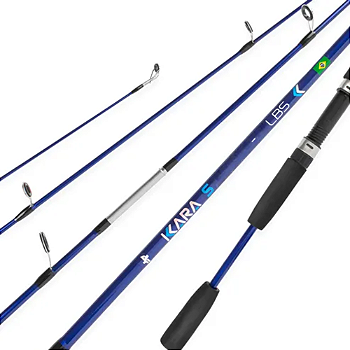 ALBATROZ VARA KARA SPIN 1652 COR AZUL 10-20LB 3,9' 2 PARTES