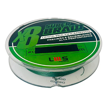 Linha Multi 300M 8X 15LB  15MM VERDE