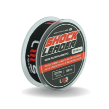 LMS LINHA SHOCK LEADER FC 38LB 17,23KG 0,58MM 50M CLEAR