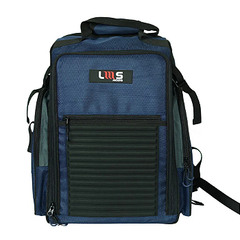 LMS MOCHILA COMMANDER NYLON C/3 ESTOJOS PRETA