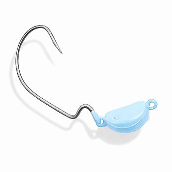 CHUMBADA ANZOL JIG HEAD OFFSET ART FOOTBALL 3/0 20G AZUL BEBE