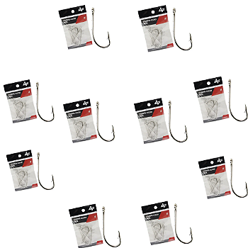 ALBATROZ KIT 10 CARTELAS ANZOL FARPA 4330 NIQ N.2 25UN CADA