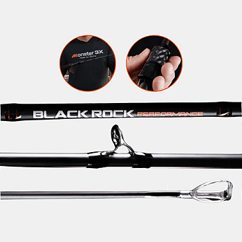 MONSTER 3X VARA DE PESCA BLACK ROCK 581 12 25LBS INTEIRIÇA
