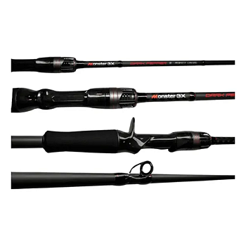 MONSTER 3X VARAS DE PESCA DARK PEPPER 190CM 631 15LBS