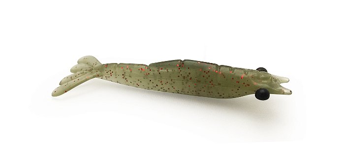 Isca Monster 3x Camarão Ultrasoft 7,5cm 3UN Cor Forest