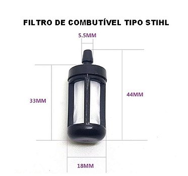 FILTRO COMBUSTIVEL MODELO STIHL