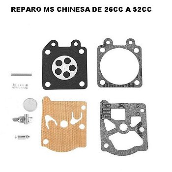 REPARO MOTOSSERRA 26CC 38CC 45CC 52CC 63CC