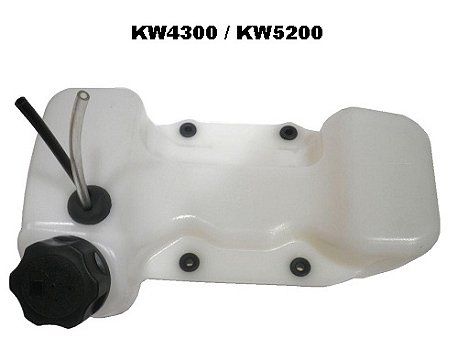 TANQUE COMBUSTIVEL COMPLETO ROÇADEIRA 43CC 52CC / PERFURADOR DE SOLO 4 FUROS