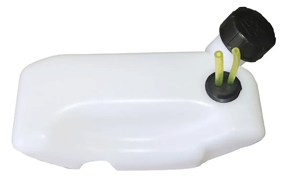 TANQUE COMBUSTIVEL SOPRADOR 26CC BRANCO / LMX / VULCAN / CARBON FAK...