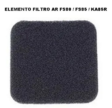 ELEMENTO FILTRO DE AR STIHL FS80 / FS85 / KA85R / SP81