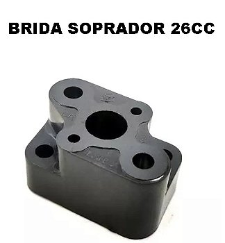 BRIDA CARBURADOR SOPRADOR 26CC BRANCO / LMX / GARTHEN / CARBON FAK ...