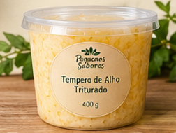 Tempero de Alho Triturado (Pote plástico - 400g)