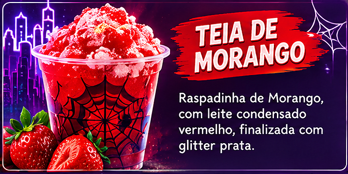 Raspadinha Teia de Morango