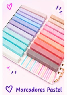 Marcadores Pastel