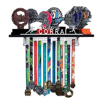 Porta Troféus e Medalhas Corrida - Não Pense, Corra !