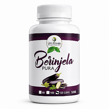 Berinjela Pura 120 Cápsulas 500mg