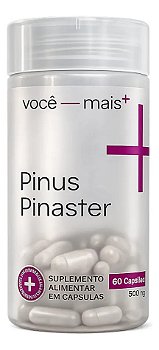 Pinus Pinaster 500mg 60 Cápsulas - Vitaminas Vc+ Sem Sabor