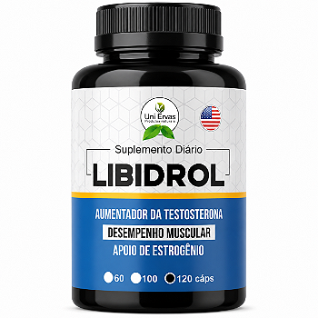 Libidrol 120 Cápsulas Maca Peruana Ginseng Guaraná