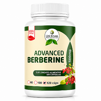 Berberina Advanced Berberine HCL 500mg 120 Cápsulas