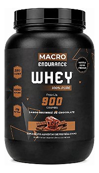Whey Protein 100% Pure 900g Sabor Brownie De Chocolate Chocolate