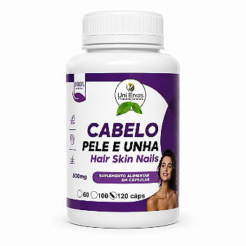 Cabelo Pele e Unha 500mg 120 Cápsulas