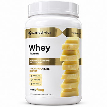 Whey Protein Supreme 900g Sabor Chocolate Branco