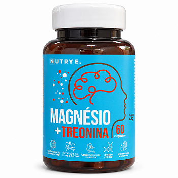 Magnésio + treonina . 60 cápsulas