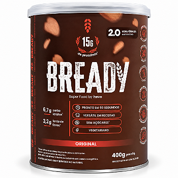 Bready Original 2.0 - Mistura Lowcarb 15g Proteína 20 Doses