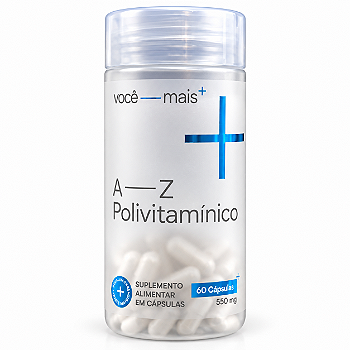 A-Z Polivitamínico 550mg 60 Cápsulas