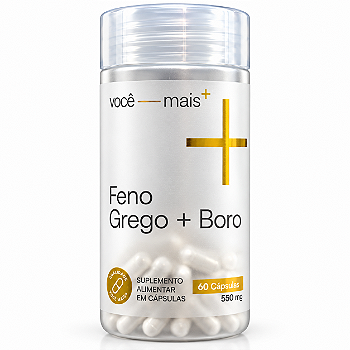 Feno Grego + Boro 550mg 60 Cápsulas