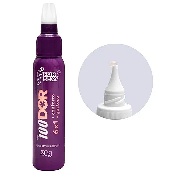 FORSEXY 100DOR - GEL PARA SEXO ANAL SEM DOR - ANESTÉSICO - 28G